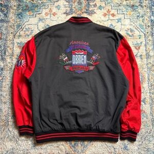 Vintage O’brien Waterskis Zip-up Reversible Jacket Large